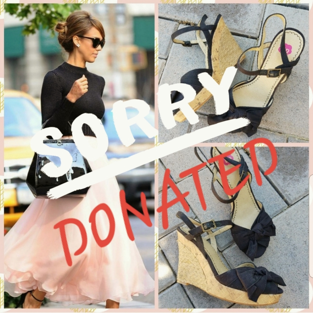 DONATED ▪ HP 💋 Bow Tie ▪ Wedges